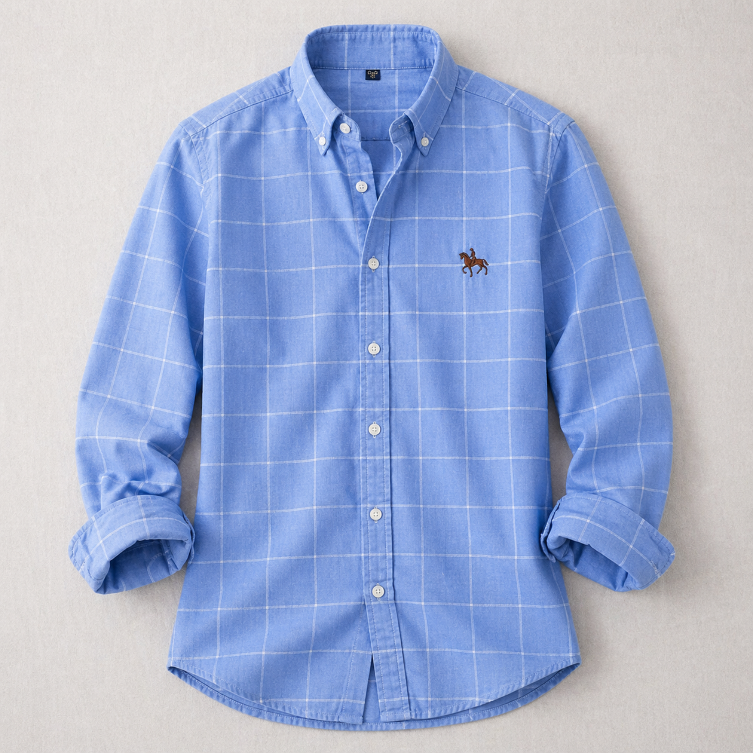 Harrington – クラシック チェック コットン ボタンダウンシャツ