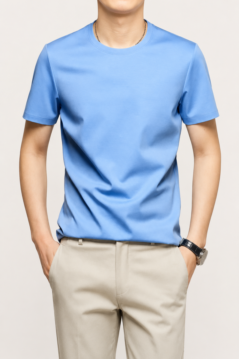 Suave アイスシルク クルーネックTシャツ