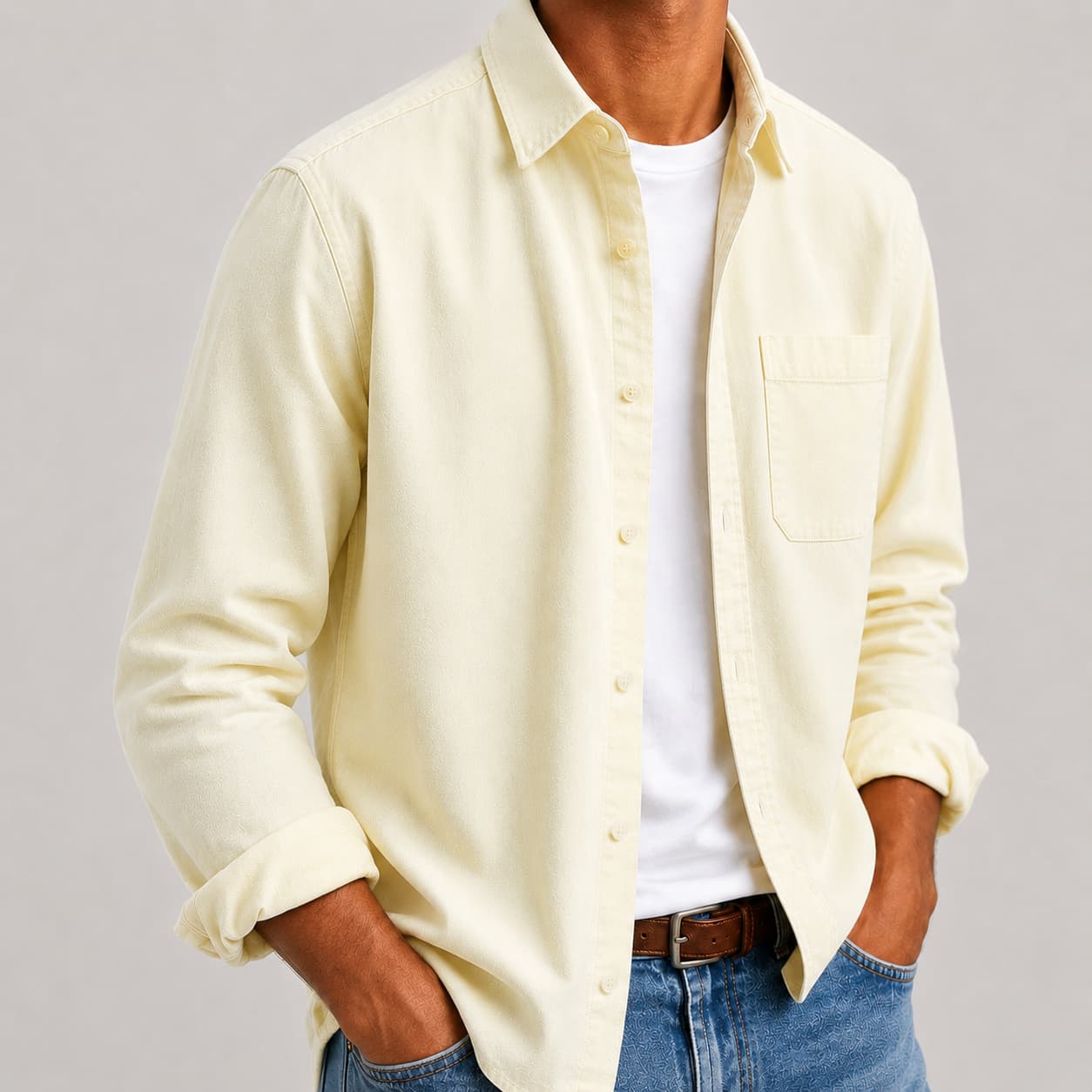 Spencer クラシック オーガニックコットンシャツ