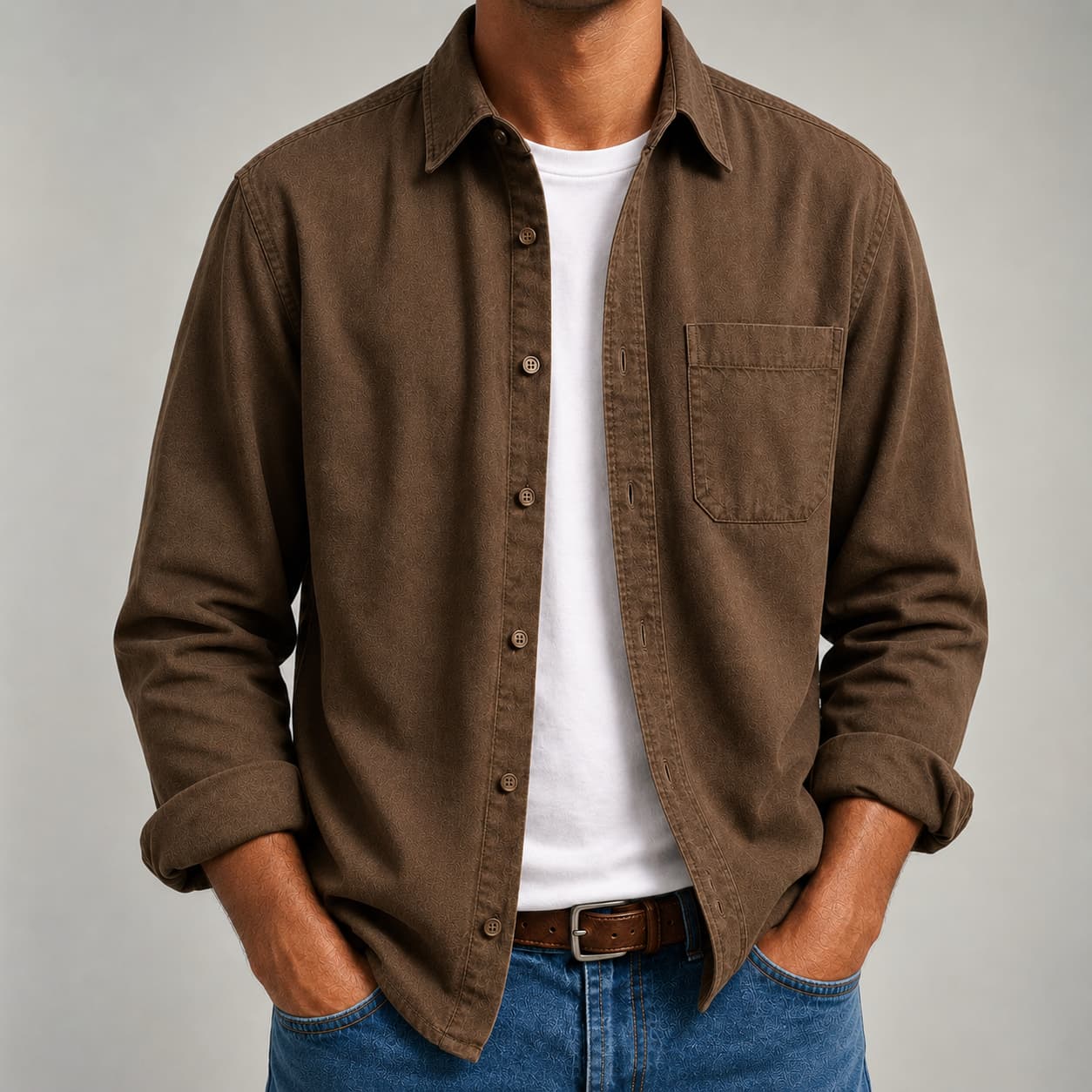 Spencer クラシック オーガニックコットンシャツ