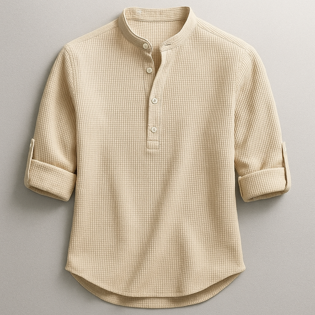 Hudson ヘンリーネックシャツ