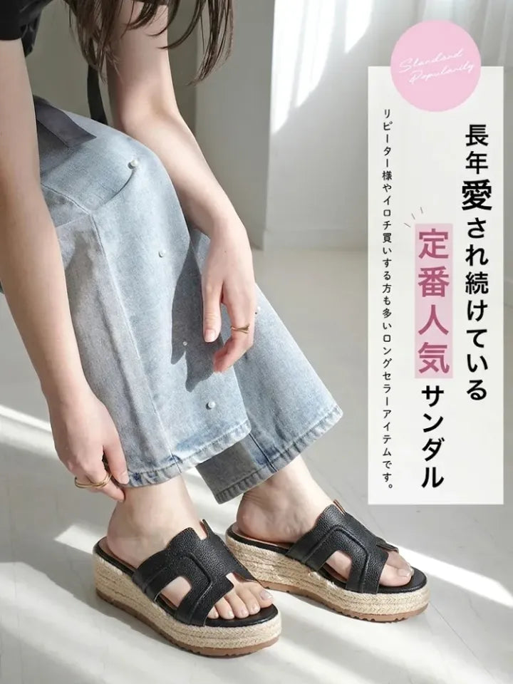 AYAME リゾートウェッジミュール|超軽量・幅広設計で歩きやすい