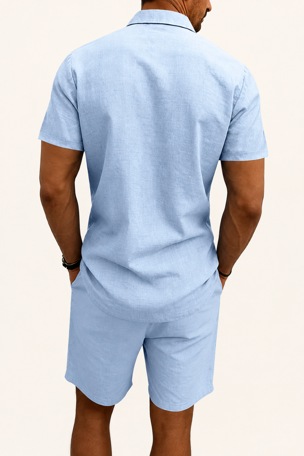 Dario リネン ポロ セットアップ