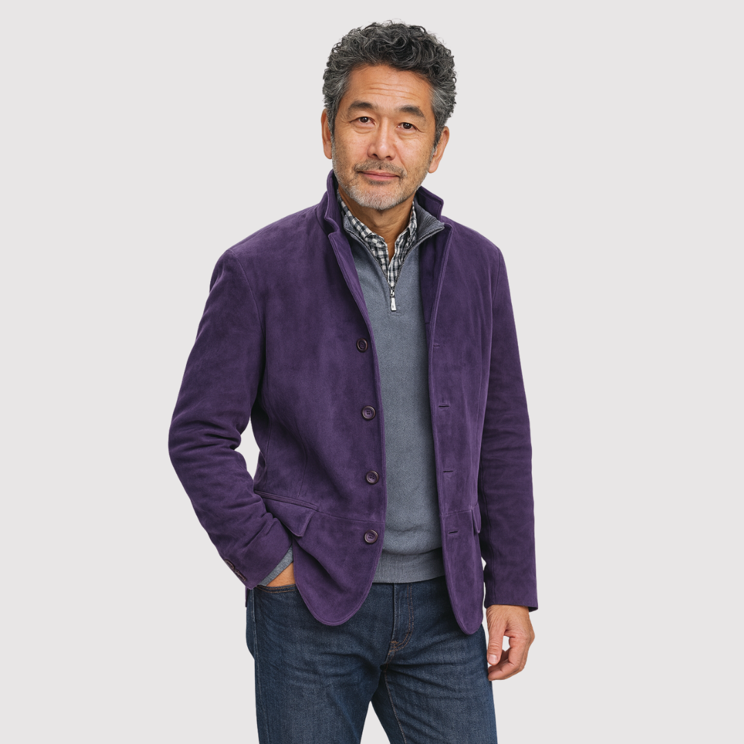 JIAN | シックなヴィーガンスエードジャケット