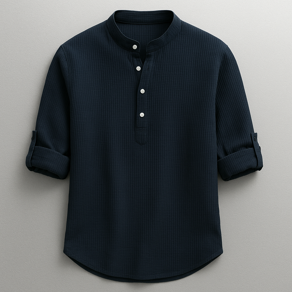 Hudson ヘンリーネックシャツ