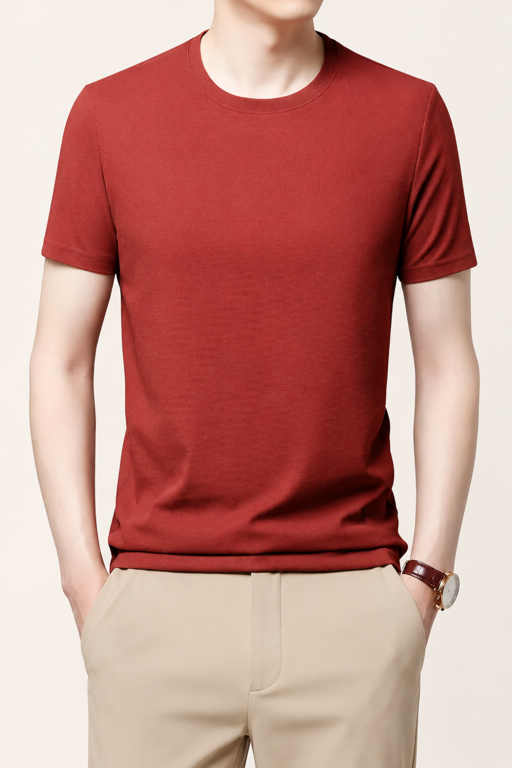 Seda アイスシルク クルーネックTシャツ