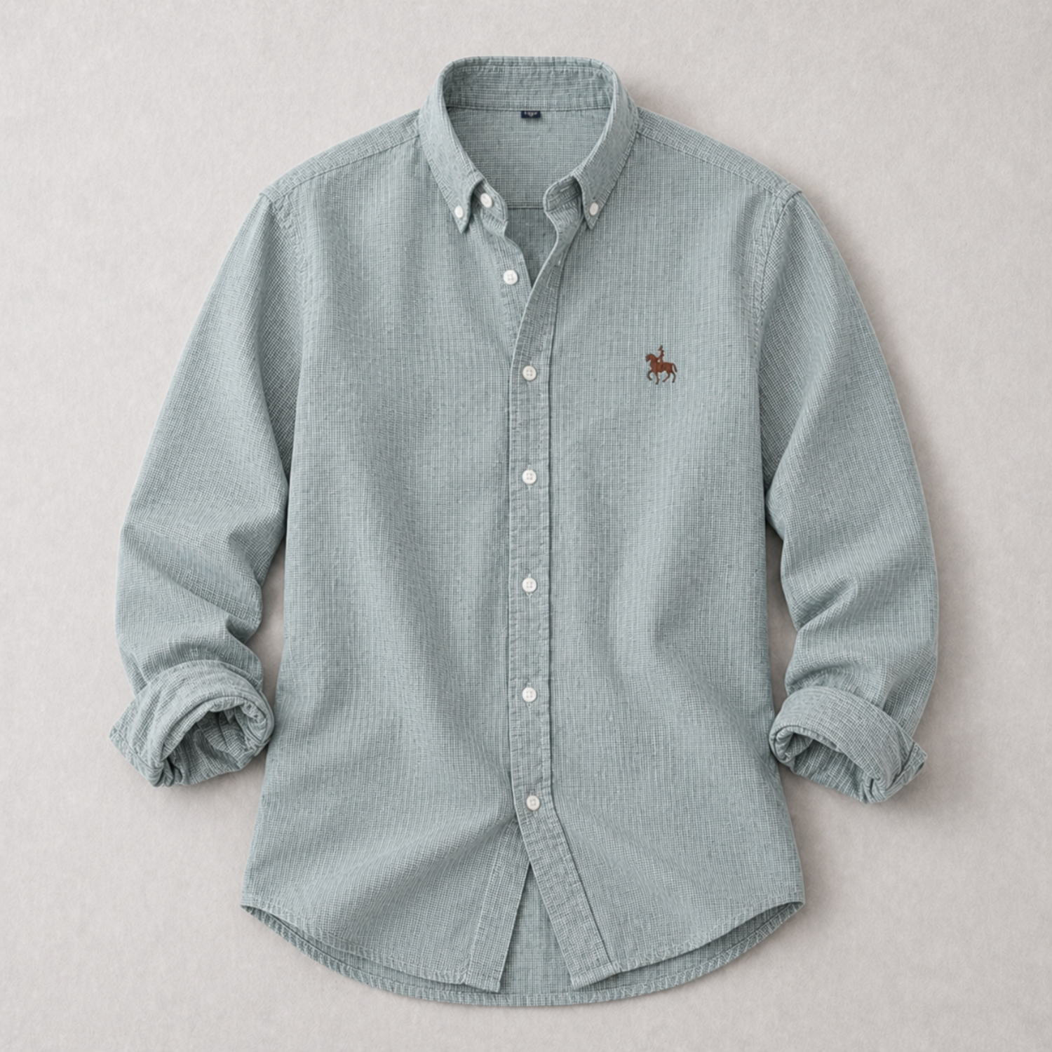 Harrington – クラシック チェック コットン ボタンダウンシャツ