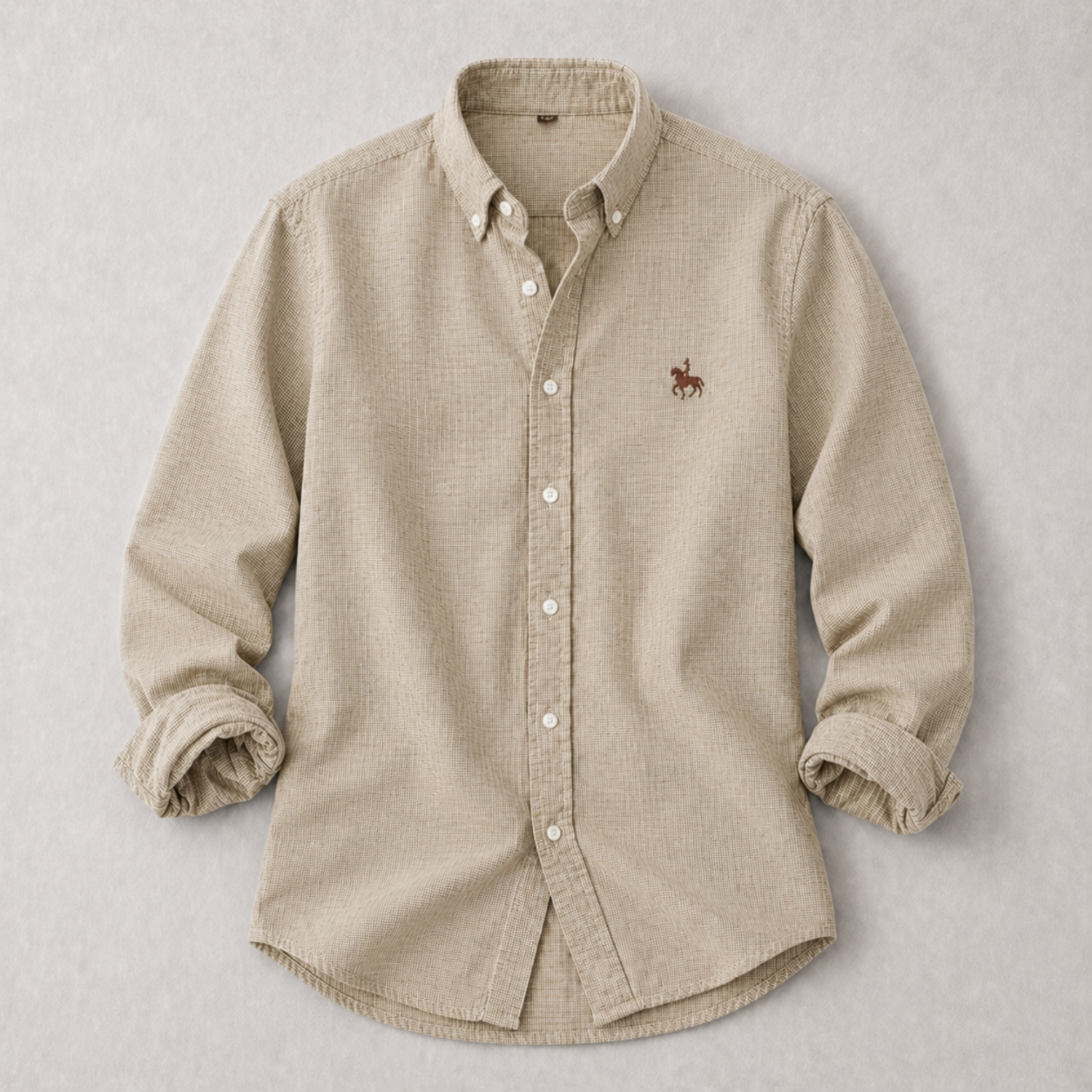 Harrington – クラシック チェック コットン ボタンダウンシャツ