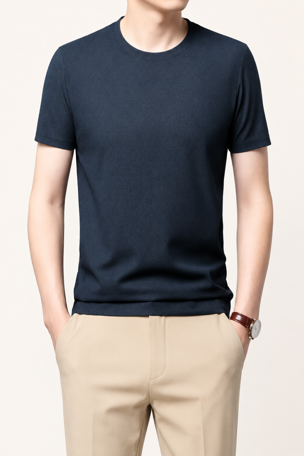 Seda アイスシルク クルーネックTシャツ