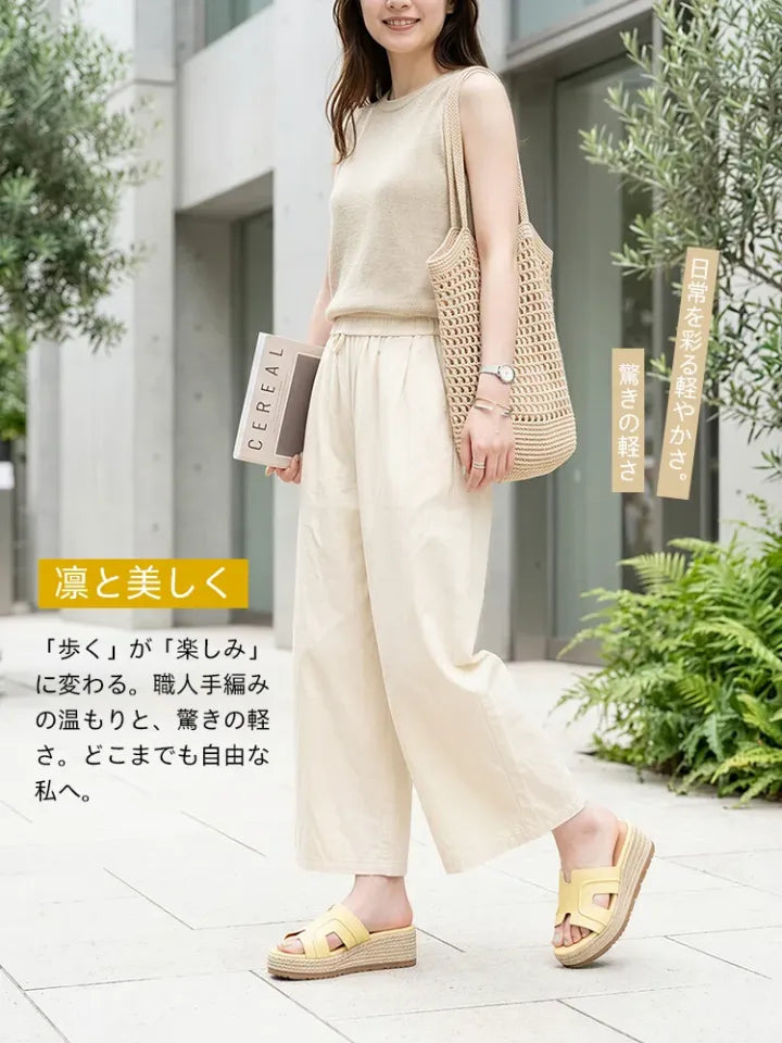 AYAME リゾートウェッジミュール｜超軽量・幅広設計で歩きやすい